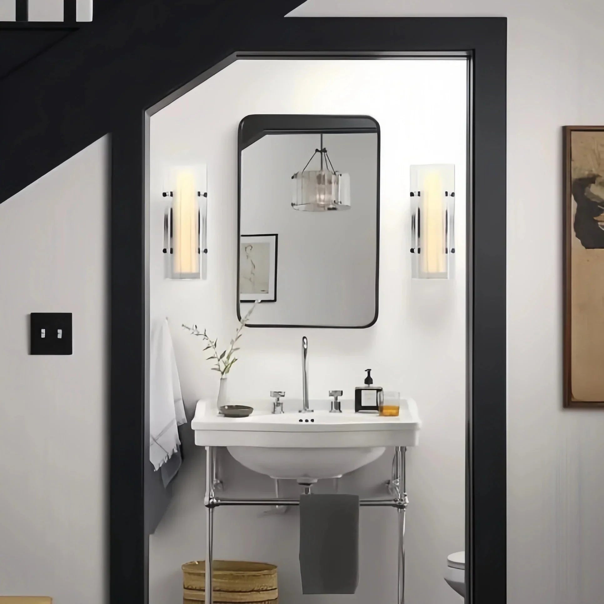 Willamette Glass Wall Sconce 16" - Arialamps