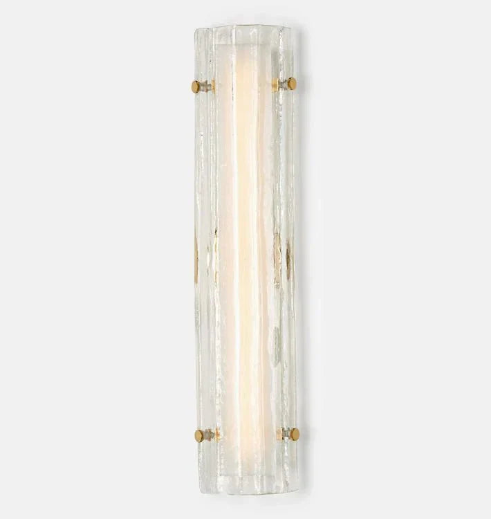 Willamette Glass Wall Sconce 28" - Arialamps
