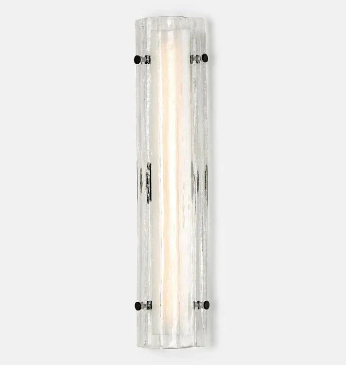 Willamette Glass Wall Sconce 28" - Arialamps