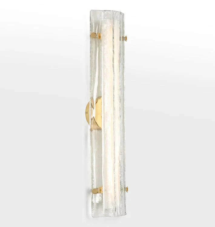 Willamette Glass Wall Sconce 28" - Arialamps